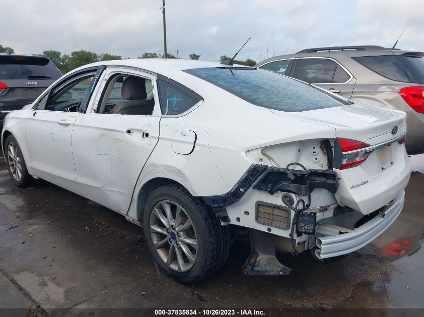 2017 FORD FUSION SE - 3FA6P0H71HR382953