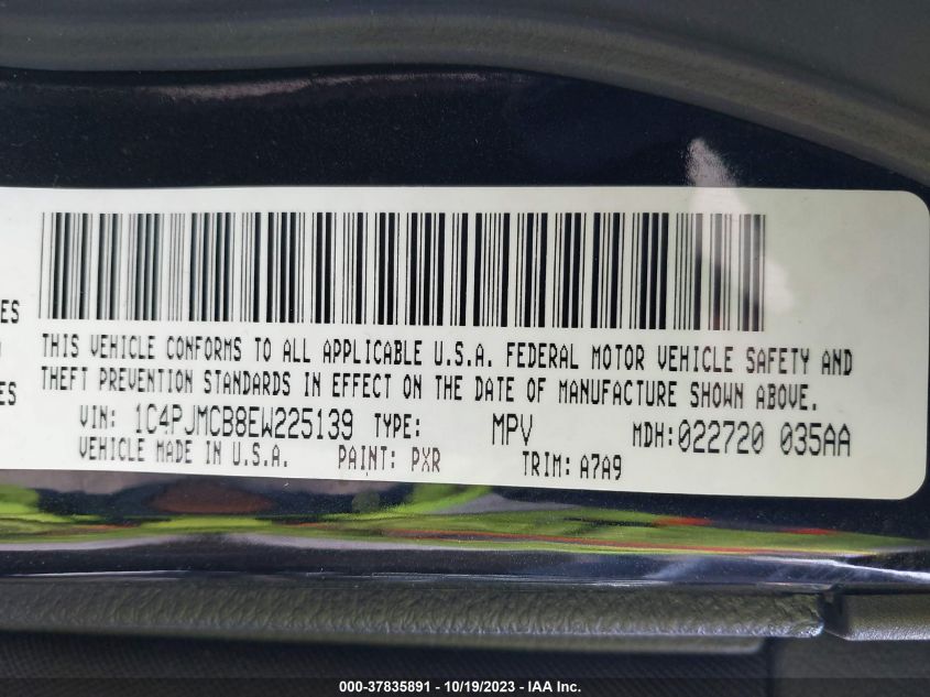 2014 JEEP CHEROKEE LATITUDE - 1C4PJMCB8EW225139