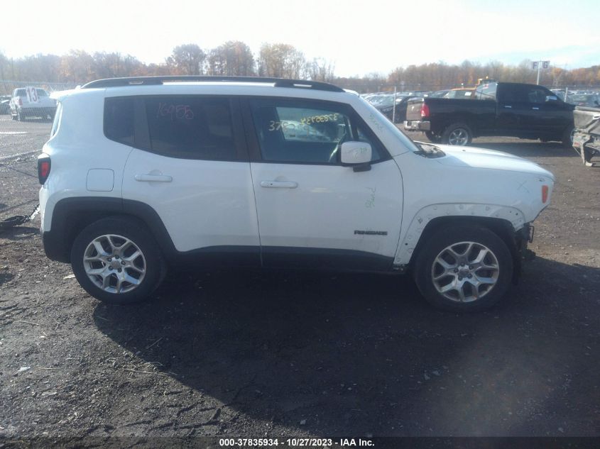 2016 JEEP RENEGADE LATITUDE - ZACCJABT0GPD92702