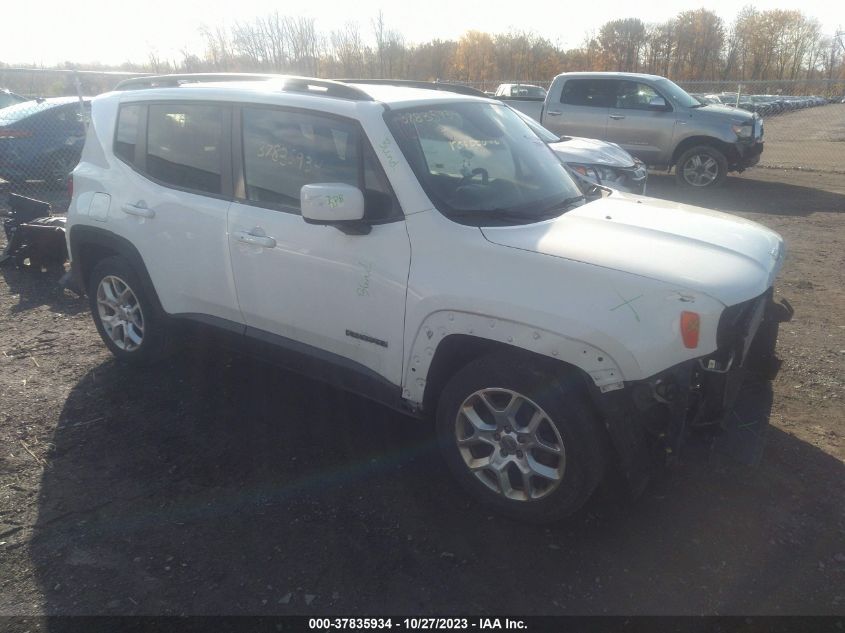 2016 JEEP RENEGADE LATITUDE - ZACCJABT0GPD92702