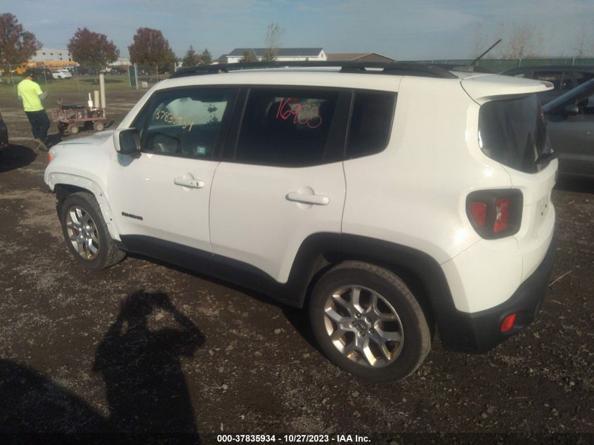 2016 JEEP RENEGADE LATITUDE - ZACCJABT0GPD92702