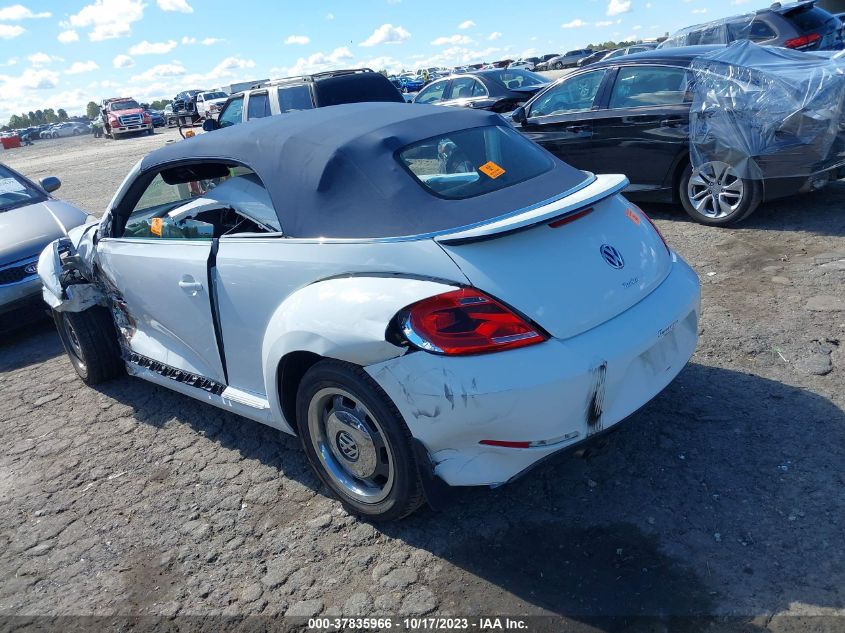 2016 VOLKSWAGEN BEETLE CONVERTIBLE 1.8T DENIM 3VW507AT5GM816360