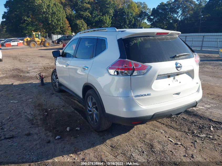 2016 NISSAN ROGUE SV/SL/S - KNMAT2MT3GP669568