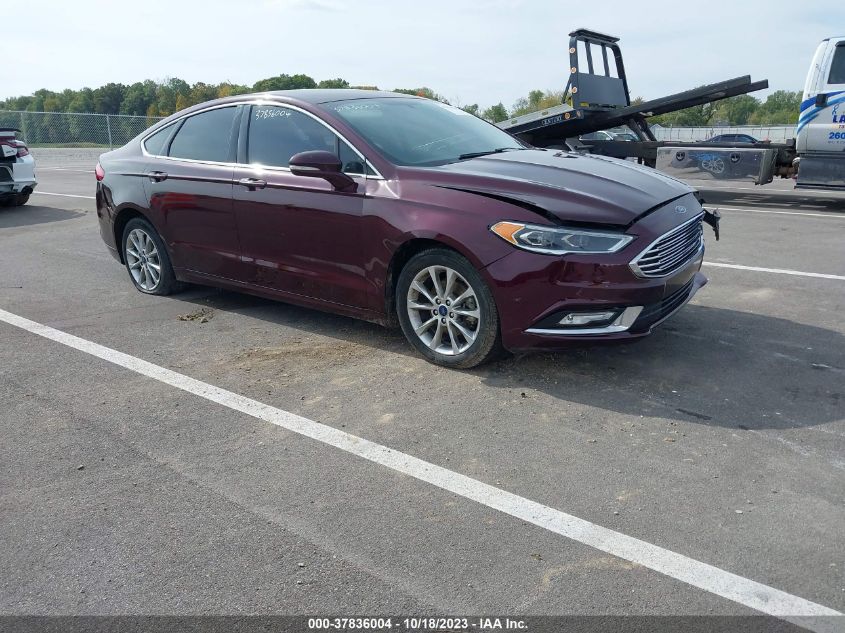 2017 FORD FUSION SE - 3FA6P0HDXHR298796