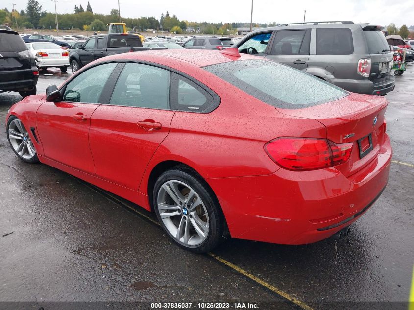 2015 BMW 428 GRAN COUPE XDRIVE WBA4C9C52FD331097