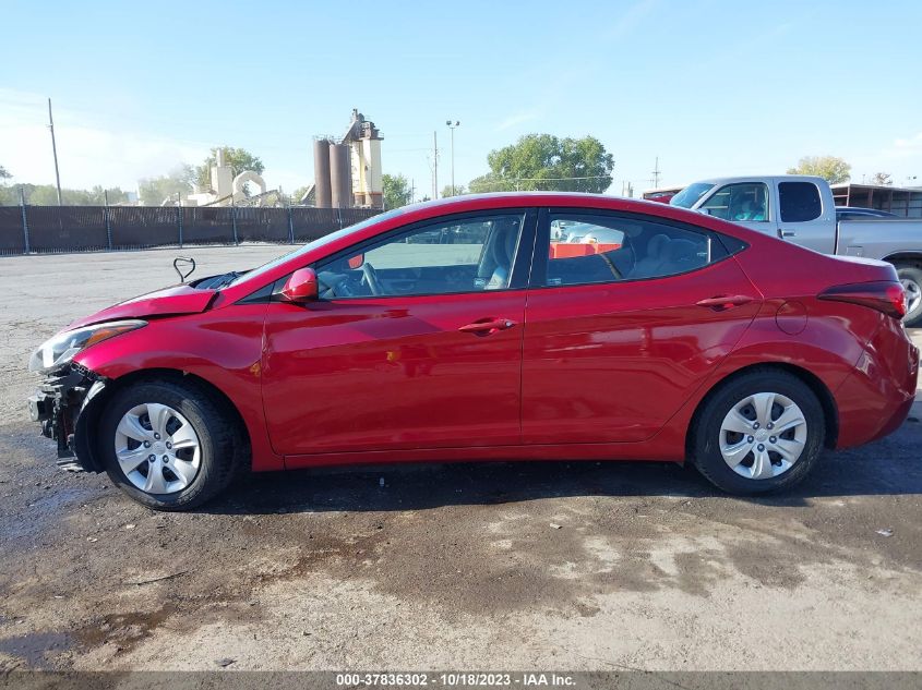 2016 HYUNDAI ELANTRA SE - 5NPDH4AE9GH678738