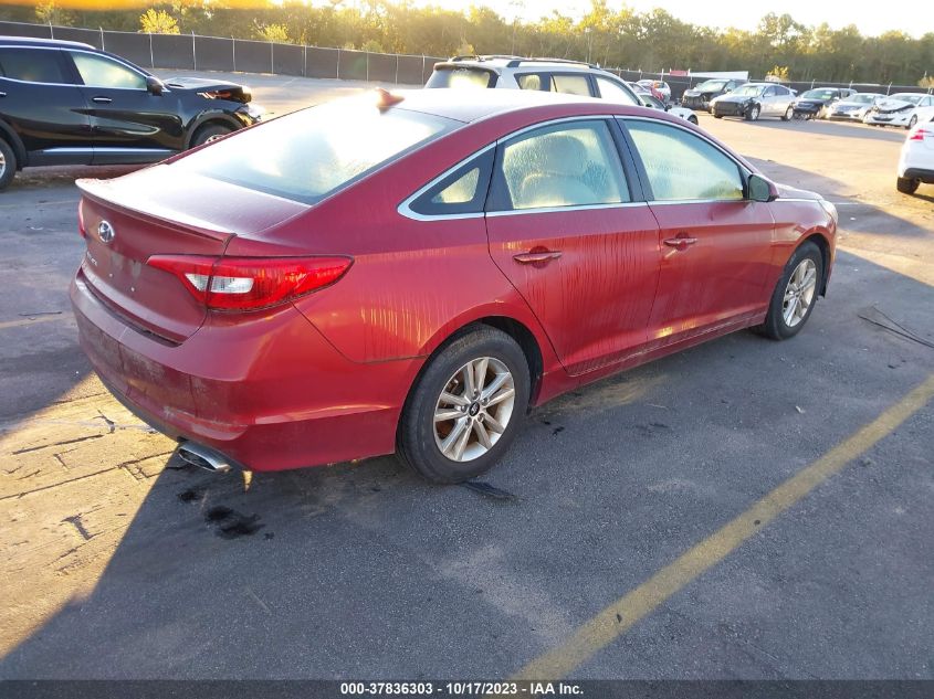 2016 HYUNDAI SONATA 2.4L SE - 5NPE24AF8GH269712