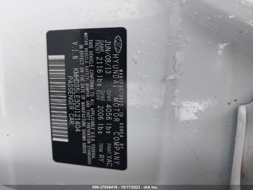 2013 HYUNDAI ELANTRA GT - KMHD35LE3DU121404
