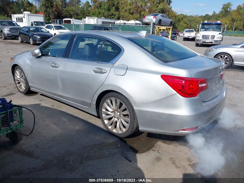 2014 ACURA RLX TECH PKG JH4KC1F54EC001357