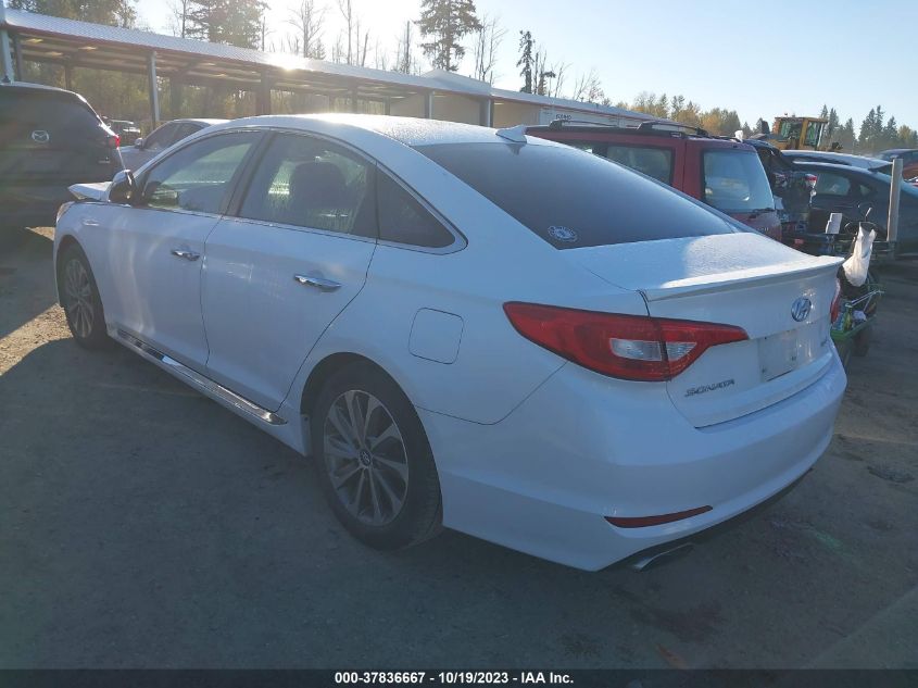 2016 HYUNDAI SONATA 2.4L SPORT - 5NPE34AF7GH353064