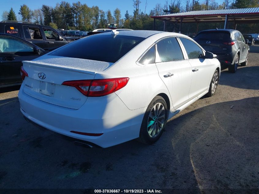 2016 HYUNDAI SONATA 2.4L SPORT - 5NPE34AF7GH353064