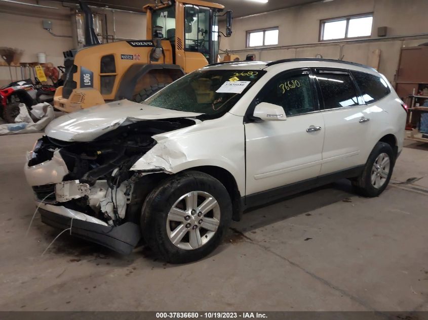 2014 CHEVROLET TRAVERSE LT - 1GNKVGKDXEJ280411
