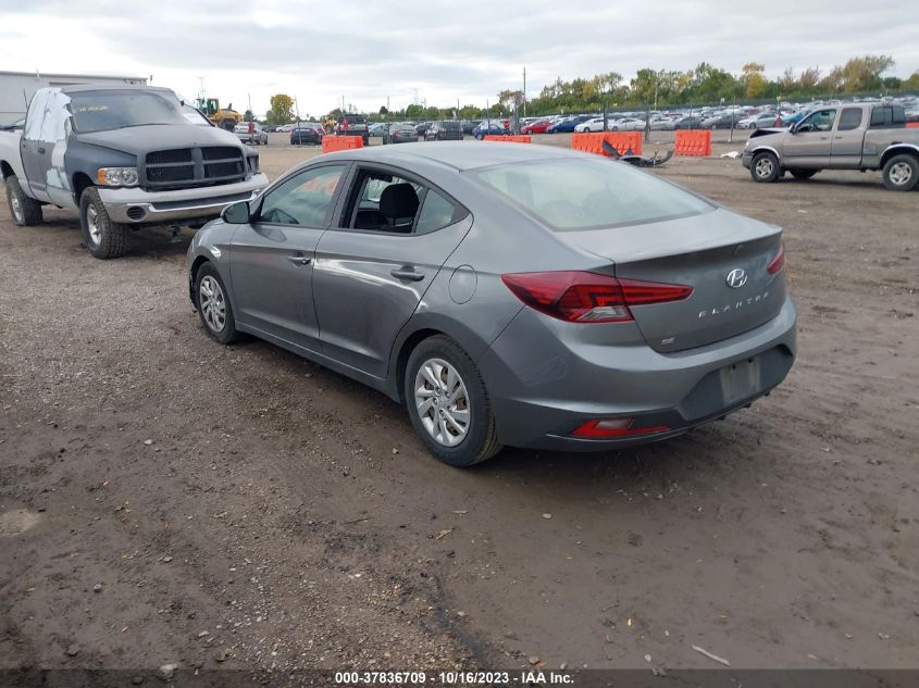 2019 HYUNDAI ELANTRA SE - 5NPD74LF1KH402541