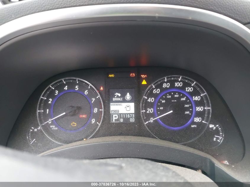 2013 INFINITI FX37 - JN8CS1MW1DM170995
