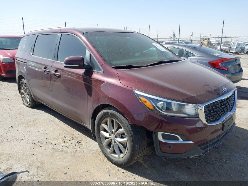 KNDMB5C18K6557137 KIA SEDONA LX/EX 2019