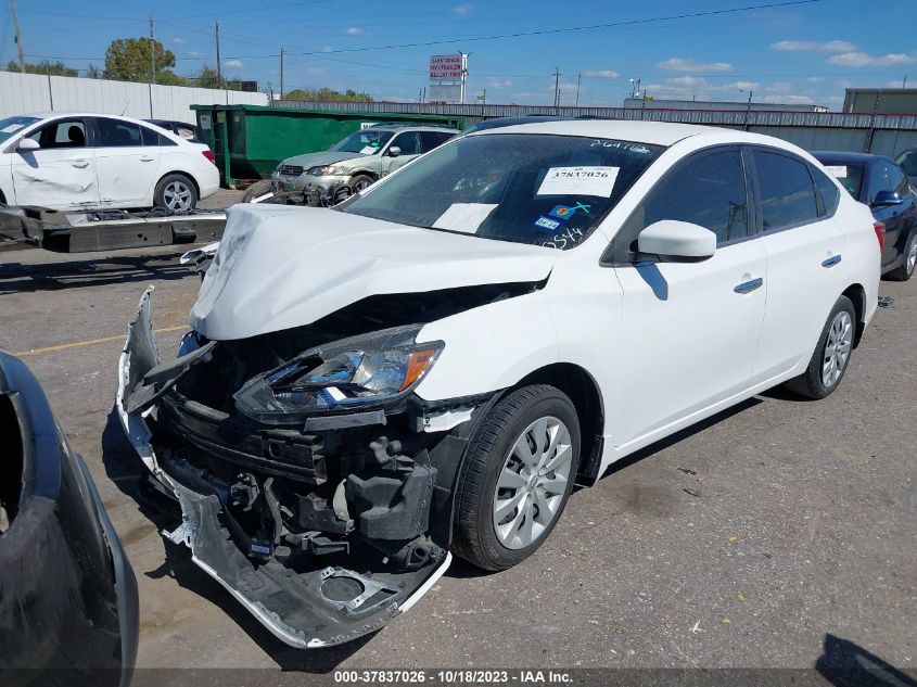 2019 NISSAN SENTRA S/SV/SR/SL - 3N1AB7AP0KY250594