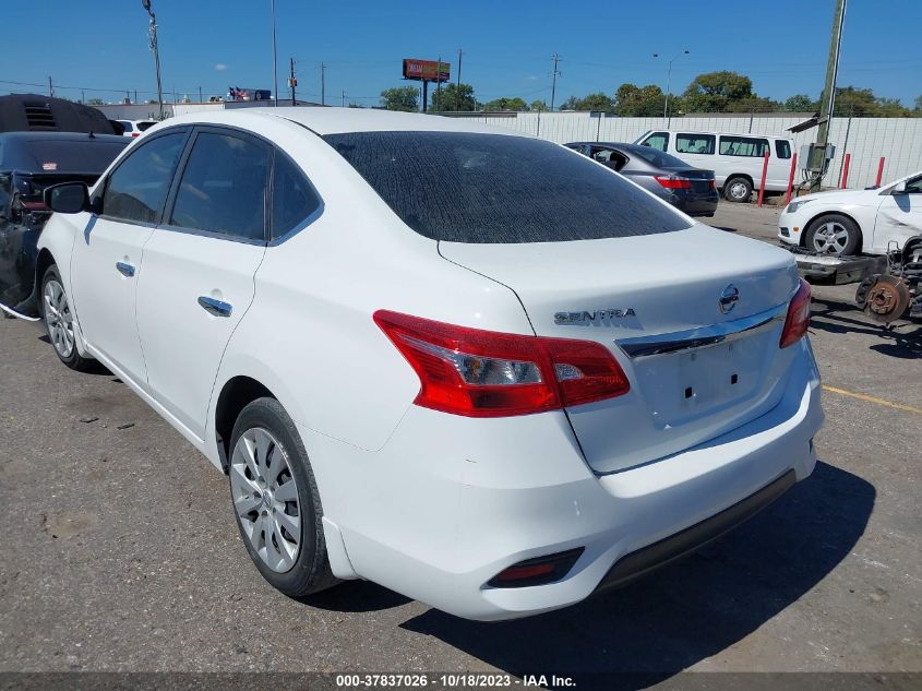 2019 NISSAN SENTRA S/SV/SR/SL - 3N1AB7AP0KY250594