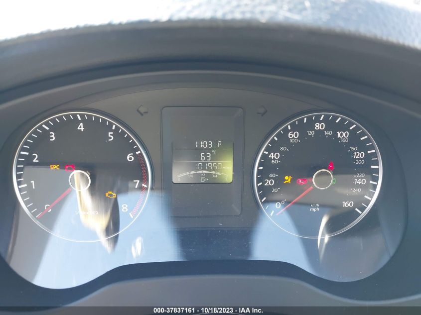 2013 VOLKSWAGEN JETTA SEDAN SE W/CONVENIENCE 3VWDP7AJ4DM219900