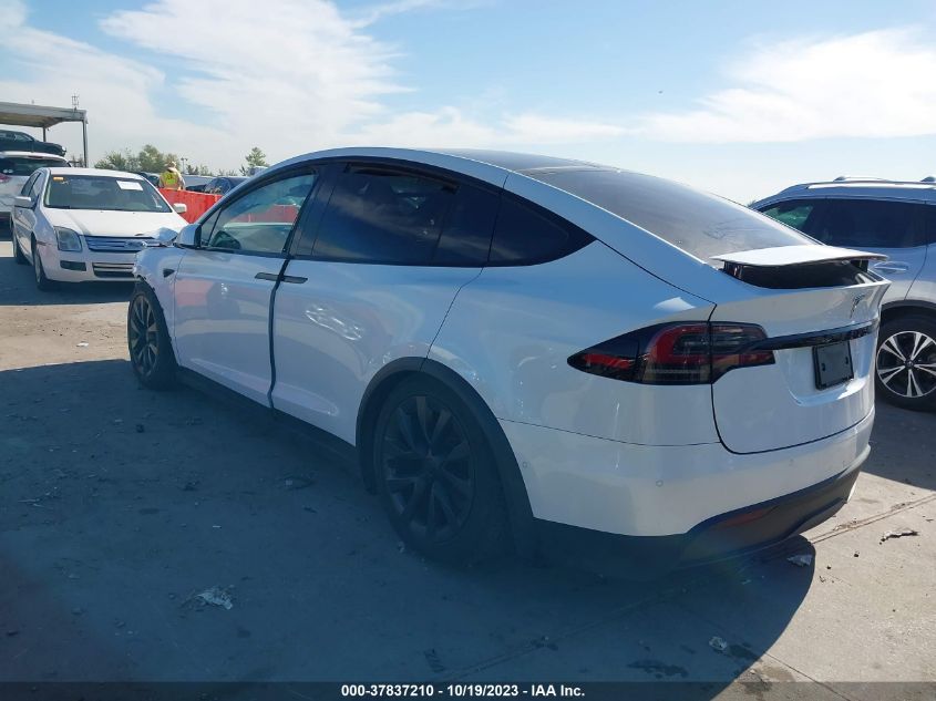 2022 TESLA MODEL X - 7SAXCAE54NF345785