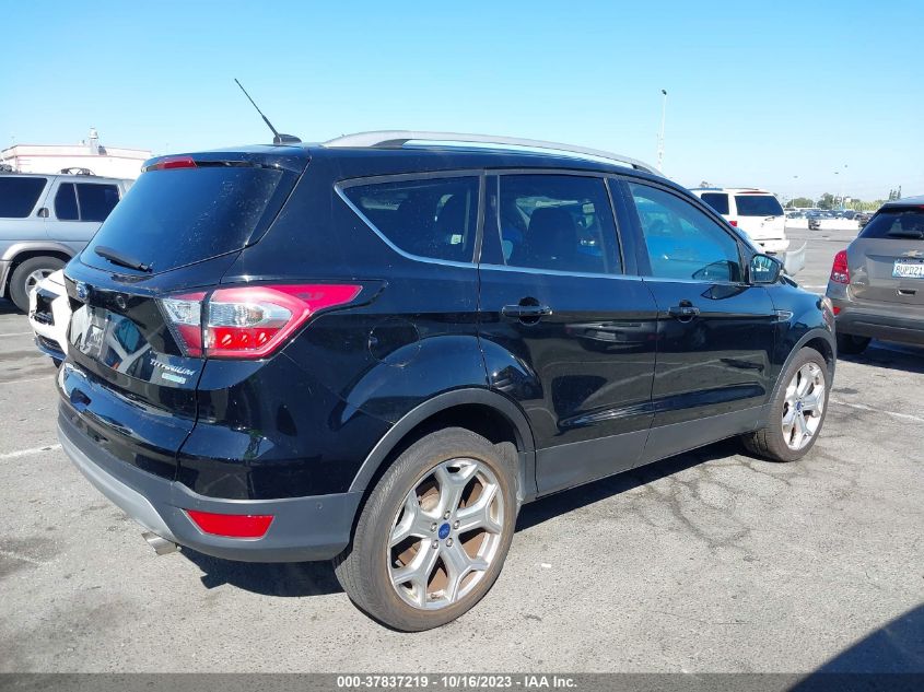 2017 FORD ESCAPE TITANIUM - 1FMCU0J97HUB89602