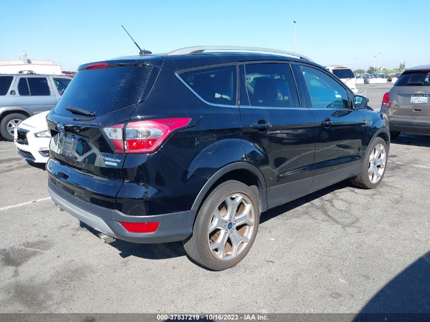 2017 FORD ESCAPE TITANIUM - 1FMCU0J97HUB89602