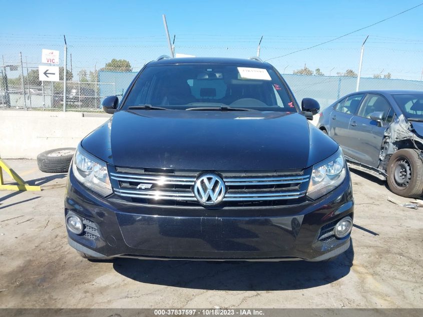 2016 VOLKSWAGEN TIGUAN R-LINE - WVGAV7AX7GW052514