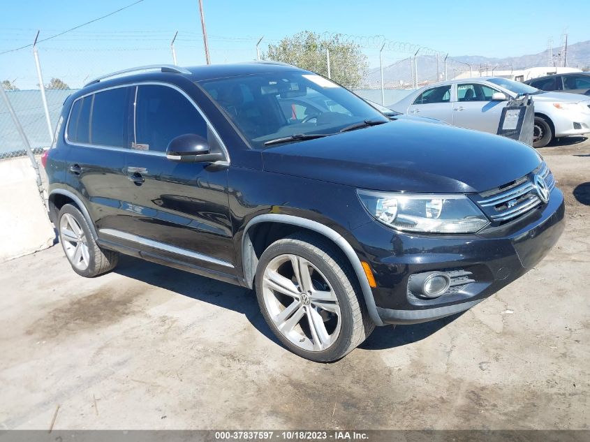 2016 VOLKSWAGEN TIGUAN R-LINE - WVGAV7AX7GW052514