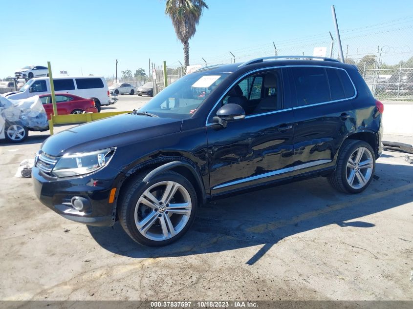 2016 VOLKSWAGEN TIGUAN R-LINE - WVGAV7AX7GW052514