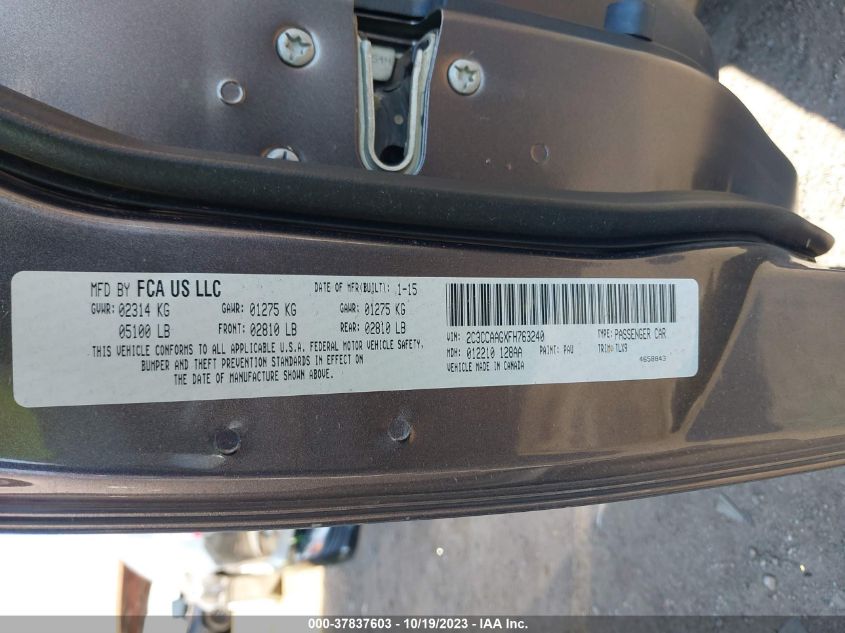 2015 CHRYSLER 300 LIMITED - 2C3CCAAGXFH763240