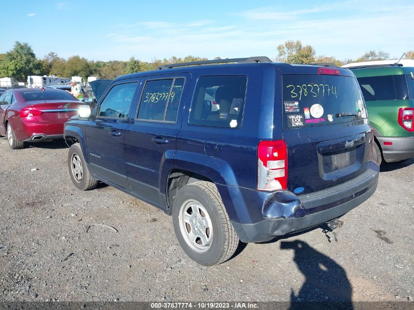 2015 JEEP PATRIOT SPORT - 1C4NJPBB3FD387266