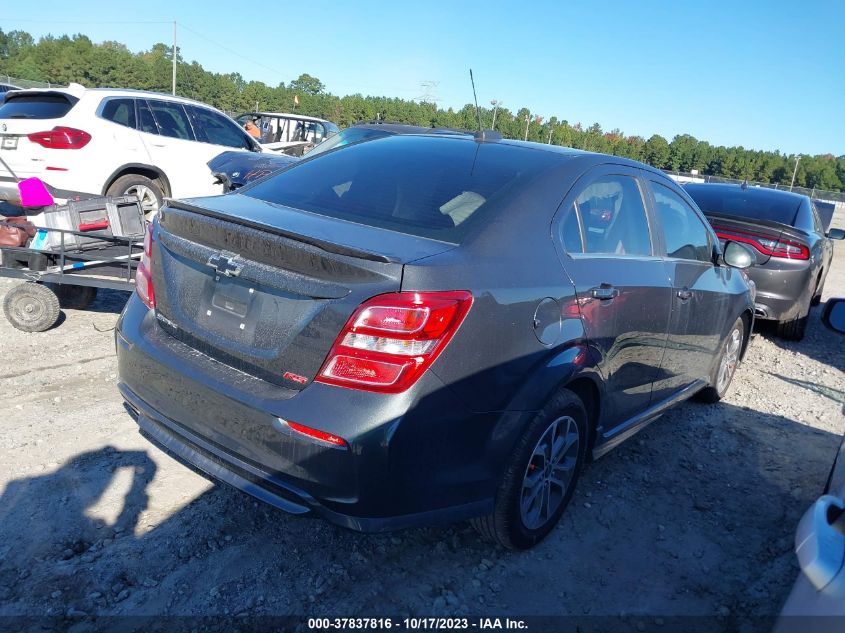 2020 CHEVROLET SONIC LT - 1G1JD5SB6L4124848