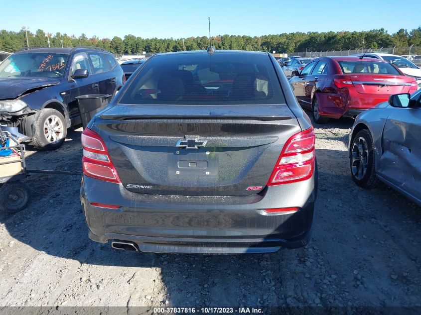 2020 CHEVROLET SONIC LT - 1G1JD5SB6L4124848