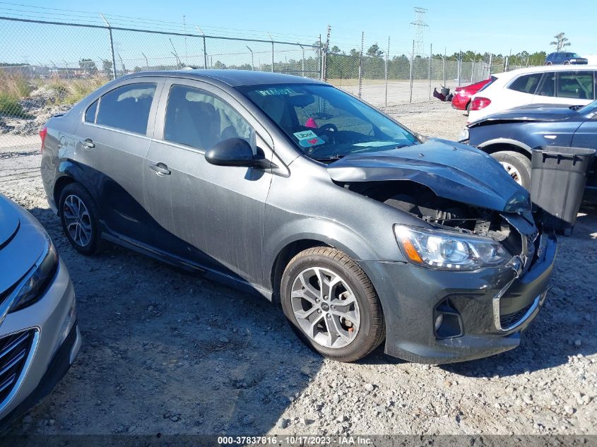 2020 CHEVROLET SONIC LT - 1G1JD5SB6L4124848