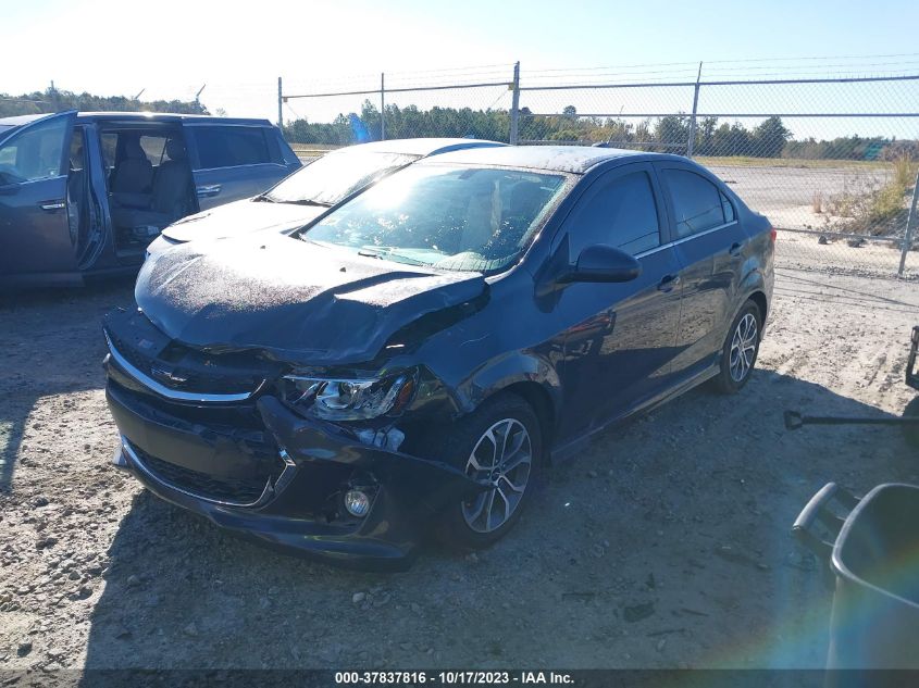 2020 CHEVROLET SONIC LT - 1G1JD5SB6L4124848