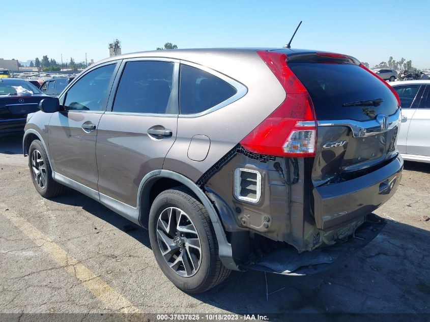 2016 HONDA CR-V SE - 2HKRM3H44GH551663