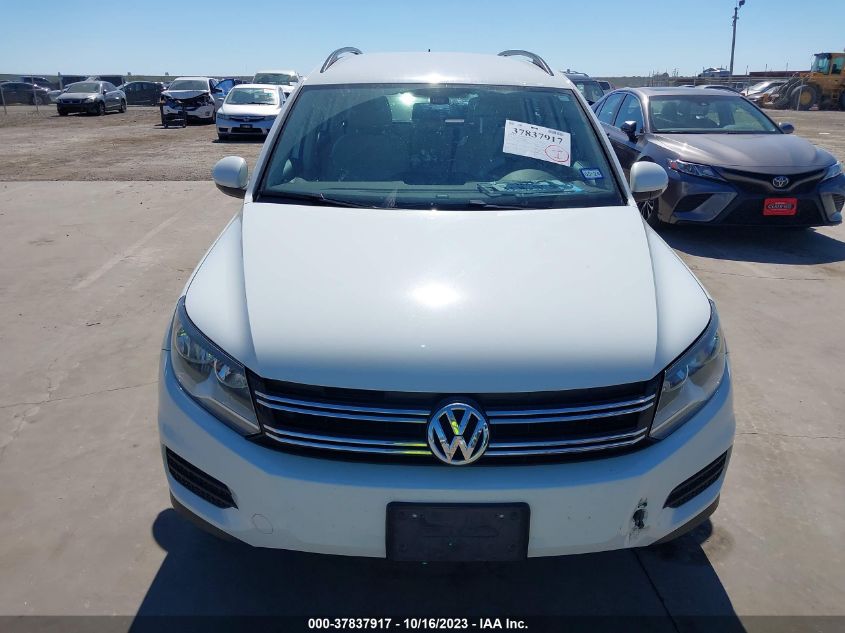 2016 VOLKSWAGEN TIGUAN S - WVGBV7AX5GW574997