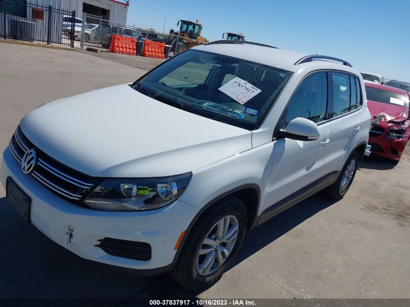 2016 VOLKSWAGEN TIGUAN S - WVGBV7AX5GW574997