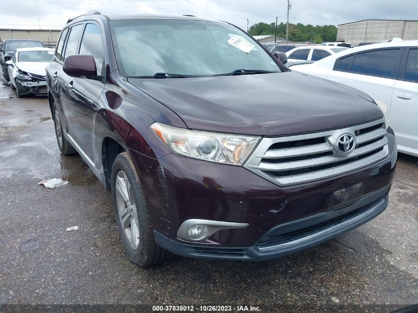2013 TOYOTA HIGHLANDER LIMITED - 5TDYK3EH9DS121321