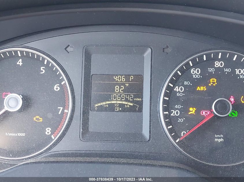 2013 VOLKSWAGEN JETTA SEDAN SE W/CONVENIENCE 3VWDX7AJ5DM361124