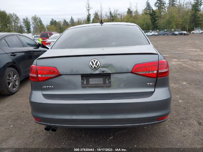 2015 VOLKSWAGEN JETTA SEDAN 1.8T SPORT - 3VWD17AJ9FM222943