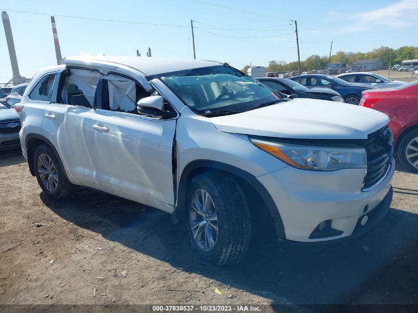 2016 TOYOTA HIGHLANDER LE - 5TDBKRFH4GS277424