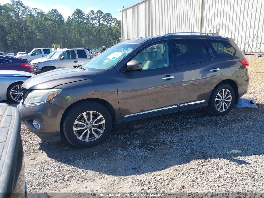 2015 NISSAN PATHFINDER SL - 5N1AR2MN2FC645229
