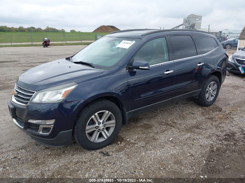 2015 CHEVROLET TRAVERSE LT - 1GNKRHKD8FJ165415