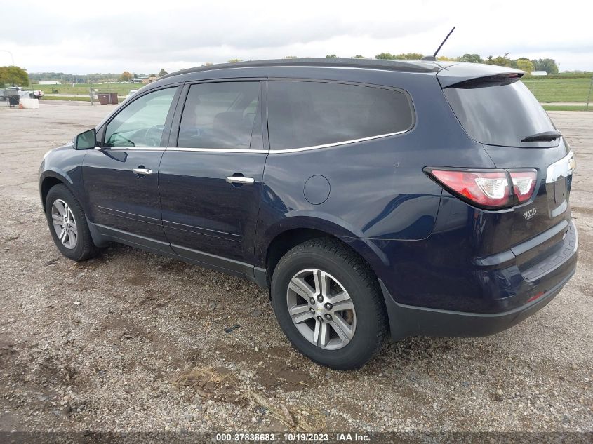 2015 CHEVROLET TRAVERSE LT - 1GNKRHKD8FJ165415
