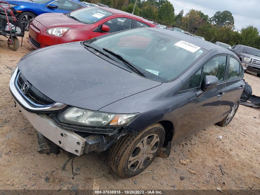 2014 HONDA CIVIC HYBRID - 19XFB4F37EE000816