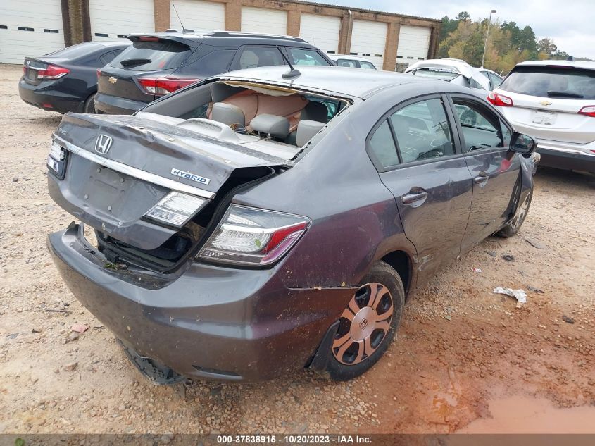 2014 HONDA CIVIC HYBRID - 19XFB4F37EE000816
