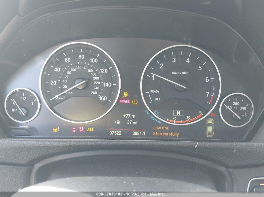2015 BMW 3 SERIES 320I - WBA3B1C5XFK139373