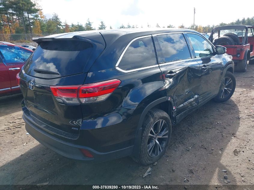 VIN 5TDBZRFH6HS395147 2017 TOYOTA HIGHLANDER LE