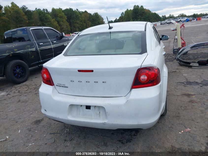2014 DODGE AVENGER SE - 1C3CDZAB6EN159996