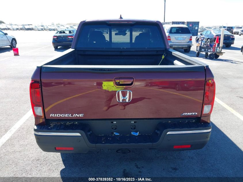 2018 HONDA RIDGELINE RTL-E - 5FPYK3F79JB017375